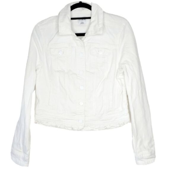 ELLE CROPPED JACKET - WHITESIZE: - Picture 5 of 5